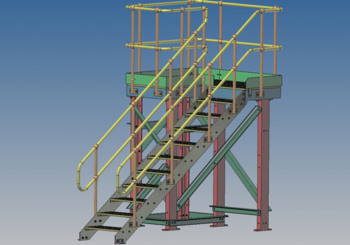 Steel Access Platform